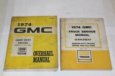 service gmc truck manual 1974 for sale  Evart