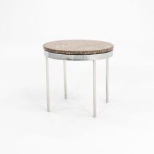 1960s Davis Allen & Gordon Bunshaft SOM Designs Side Table Stainless and Marble for sale  Shipping to South Africa