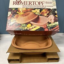 Vintage ROMERTOPF The original clay Baker Dutch Oven Clay Baker #111 (4-6lb) for sale  Shipping to South Africa