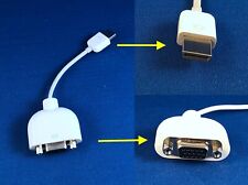 THIS: OEM Apple Mac male Micro-DVI to female VGA Monitor Video Adapter Cable, used for sale  Shipping to South Africa
