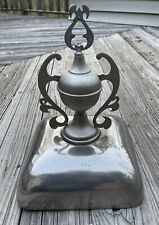 Used, Antique Coal Wood Parlor Stove Decorative Trophy Top Finial Ornament Nickel for sale  Shipping to South Africa