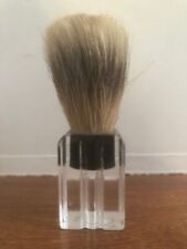Conjunto de escova de barbear vintage Lucite Made Rite #42 cabelo texugo puro em borracha - EUA comprar usado  Enviando para Brazil