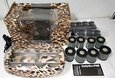 Usado, Edición Limitada Leopard Cheetah BaByliss PRO Nano Titanio 8 Hot Rollers Set segunda mano  Embacar hacia Argentina