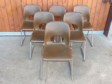 6 sillas apilables de diseño silla vintage cromada Casala retro espacio años 70 segunda mano  Embacar hacia Argentina