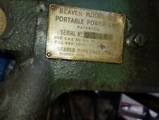 machine beaver pipe threading for sale  Waterville