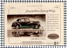 Wolseley car advert for sale  SHILDON