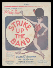 STRIKE UP THE BAND Ira/George Gershwin 1930 SOON Show Vintage Sheet Music for sale  Shipping to South Africa