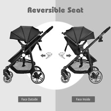 2 in 1 High Landscape Stroller with Reversible Seat and Adjustable Backrest for sale  Shipping to South Africa