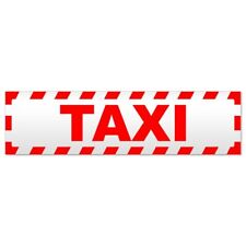 Taxi gestreift magnetschild gebraucht kaufen  Leipzig