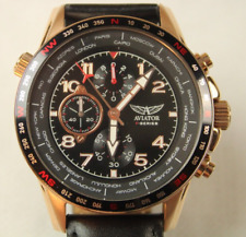 Aviator chronograph schwarz gebraucht kaufen  Hamburg