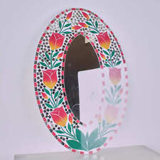 Specchio ovale decori usato  Ferrara