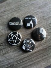 Usado, Lot pins buttons badges 1Burzum Black Metal Norway Varg Vikernes comprar usado  Enviando para Brazil