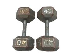 40 dumbbells lb pair for sale  Wayne