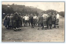 1920 Fútbol Rugby Árbitro Militar Koblenz Alemania RPPC Foto Postal segunda mano  Embacar hacia Argentina