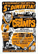 cramps poster for sale  MANCHESTER