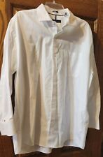 Tommy Hilfiger Reg Fit Button Up Long Sleeve White Shirt Men 32-33, 17-17.5, used for sale  Shipping to South Africa