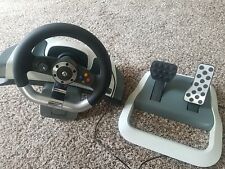 Xbox 360 Wireless Racing Steering Wheel Force With Pedals OEM TESTED ORIGINAL  for sale  Shipping to South Africa