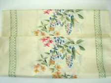 J.C. PENNY Set of Yellow Floral Flower Pillow Cases Set of 2 Standard for sale  Shipping to South Africa
