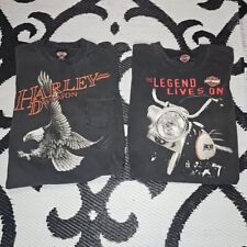 Vintage 90's Single Stitch Harley Davidson Graphic Shirts Bundle Lot Of 2 XL, used for sale  Shipping to South Africa