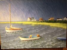 Vintage oil canvas for sale  Newport