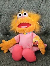 Sesame Street Place Zoe Plush Doll Stuffed Animal Pink Dress 16”  for sale  Shipping to South Africa