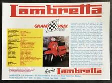 Lambretta grand prix for sale  LEICESTER