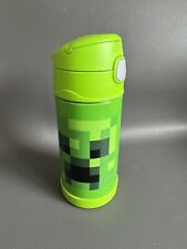 Termo Minecraft 16oz Botella de Agua Funtainer - Verde con enredadera Pajita Nueva segunda mano  Embacar hacia Argentina