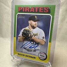 2024 Topps Heritage David Bednar Real One Autograph | Pirates | ROA-DB for sale  Shipping to South Africa