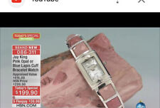 Jay King Mine Finds relógio opala rosa australiano punho de mola inoxidável novo na caixa comprar usado  Enviando para Brazil
