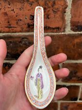Colher de porcelana chinesa antiga família do século XIX dinastia Qing rosa comprar usado  Enviando para Brazil