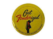 Get Fendersized Pin Back Button 2 3/8" Fender Guitar Music Equipment segunda mano  Embacar hacia Argentina