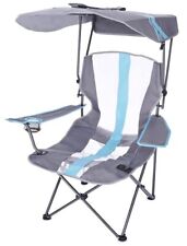 Cadeira dobrável de dossel para acampamento portátil cinza/azul claro comprar usado  Enviando para Brazil