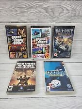 Używany, Gry PSP Bundlex5. W tym Grand Theft Auto Vice City Stories, Call of Duty. PW na sprzedaż  Wysyłka do Poland