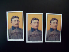 THREE T-206 HONUS WAGNER PIEDMONT REPRINT BASEBALL CARDS TOBACCO CARD for sale  Ashley