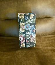 Álbum de fotos tapeçaria floral vintage conjunto com 3 livros caixa, usado comprar usado  Enviando para Brazil