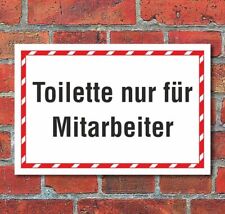 Schild klo toilette gebraucht kaufen  Bad Driburg