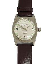 Relógio de pulso masculino vintage Henri Sandoz & Fils mostrador branco | Relógios elegantes comprar usado  Enviando para Brazil