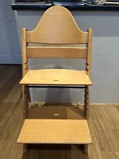 Silla alta Stokke Tripp Trapp en madera marrón, usado segunda mano  Embacar hacia Mexico