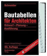 Schneider bautabellen architek gebraucht kaufen  Berlin