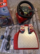 Used, Logitech Wingman MOMO Racing Force Feedback Wheel, Pedals, Cables No Power Cord for sale  Shipping to South Africa