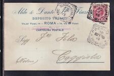Cartolina commerciale roma usato  Italia
