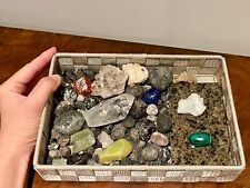 Mineral Collection Lot of Apache Tears, Quartz Crystal, Calcite, Lapis, 3 Lbs for sale  Shipping to South Africa