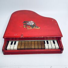 Piano Rojo Antiguo de Juguete para Bebé Nietos Raro 32 x 29 x 6 cm, usado segunda mano  Embacar hacia Mexico