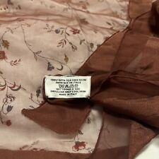 Ysl brown silk for sale  LONDON