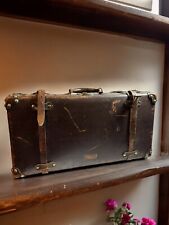antique cowhide suitcase for sale  Neenah