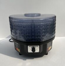 Used, Waring Food Dehydrator Vintage 5 Tier Clear Trays Model DHR30 Black for sale  Shipping to South Africa