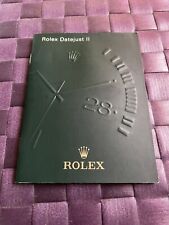 Rolex datejust booklet usato  Bologna