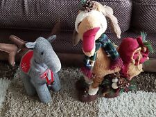 Festive christmas reindeer for sale  MERTHYR TYDFIL