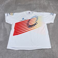 Usado, Camisa masculina vintage equipe caiaque canoa 2X campeonato branco anos 90 EUA comprar usado  Enviando para Brazil