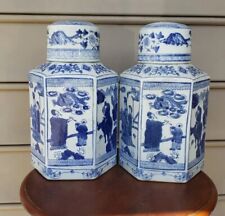 Pair blue white for sale  Rolesville